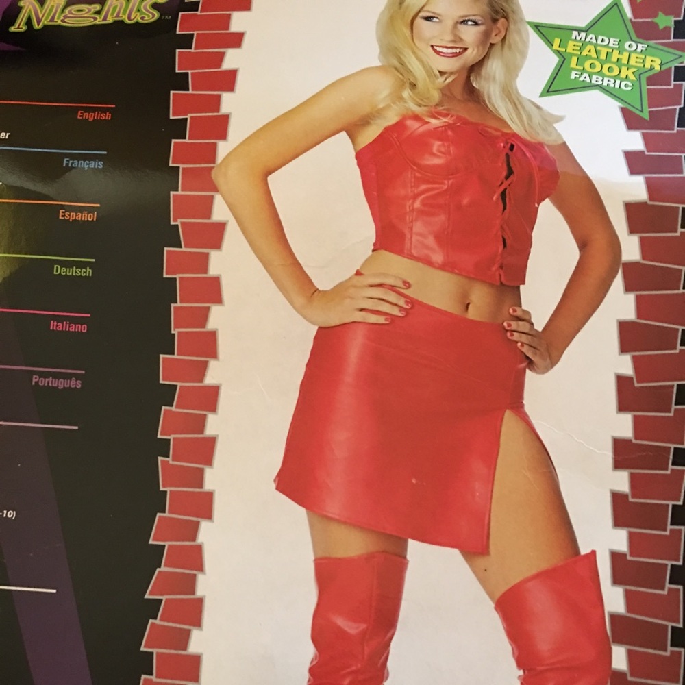New Luscious Leather Halloween Costume Adult S